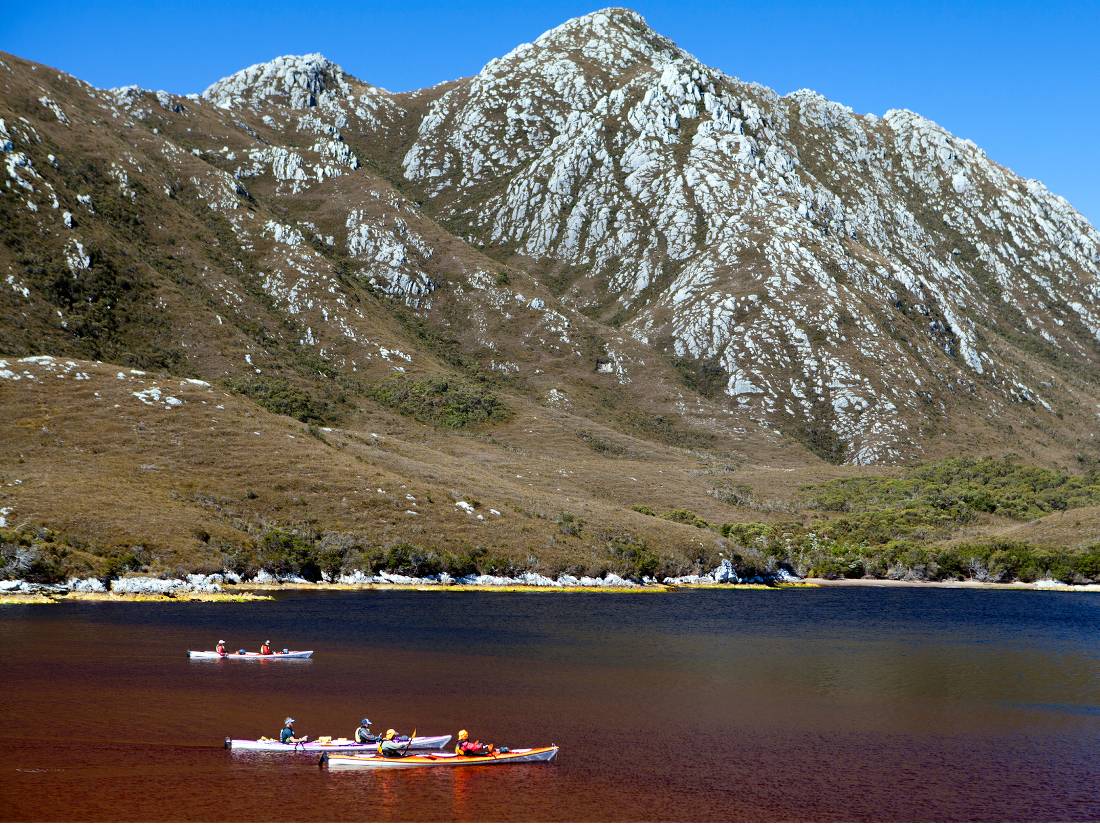 Kayaking in Bramble Cove