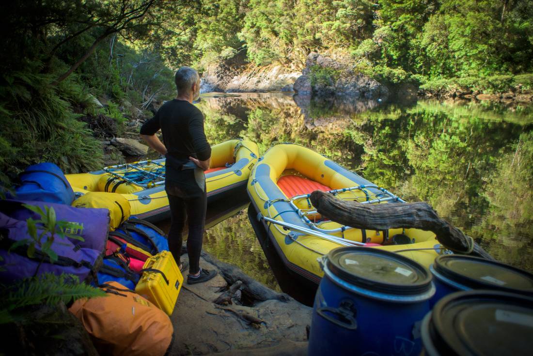 Rafter looking out over the Franklin River | <i>Glenn Walker</i>